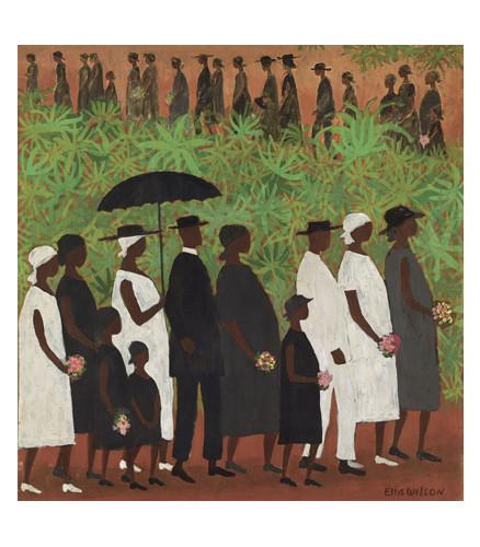1 of 3: Funeral Procession by Ellis Wilson