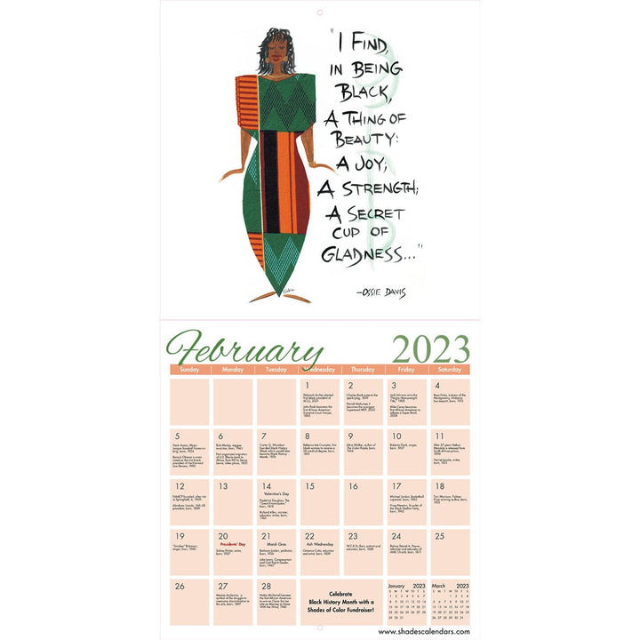 Peace, Power and Prayer: Cidne Wallace 2023 Girlfriends Wall Calendar (Inside - February 2023)