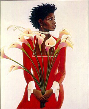 Woman In Red by Gilbert Young