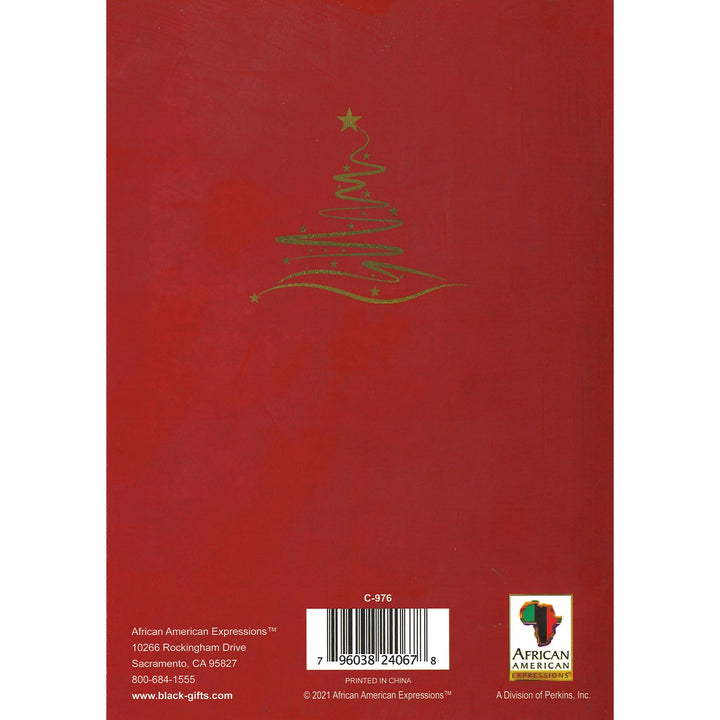 Glamorous by Nicholle Kobi: African American Christmas Card Box Set (Back)