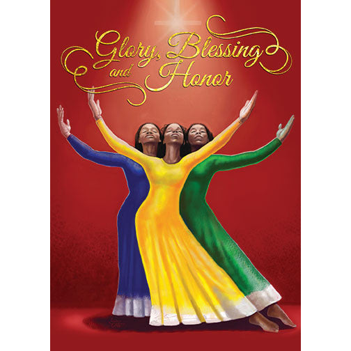 Glory, Blessing and Honor: African American Christmas Card