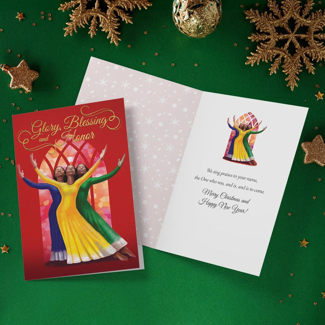 Glory, Blessing and Honor by Keith Conner: African American Christmas Card Box Set (Lifestyle)