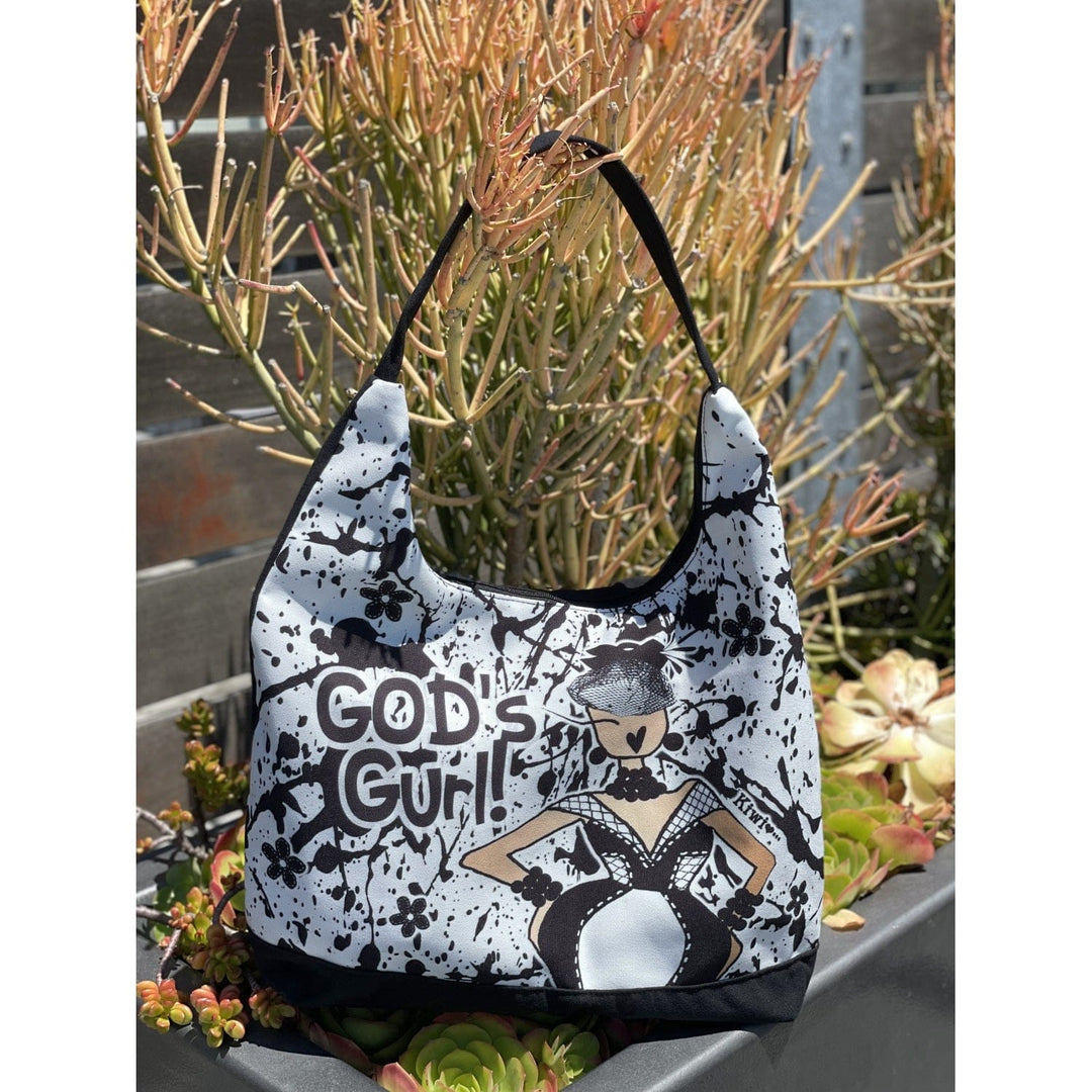 God's Gurl Hobo Shoulder Bag by Kiwi McDowell