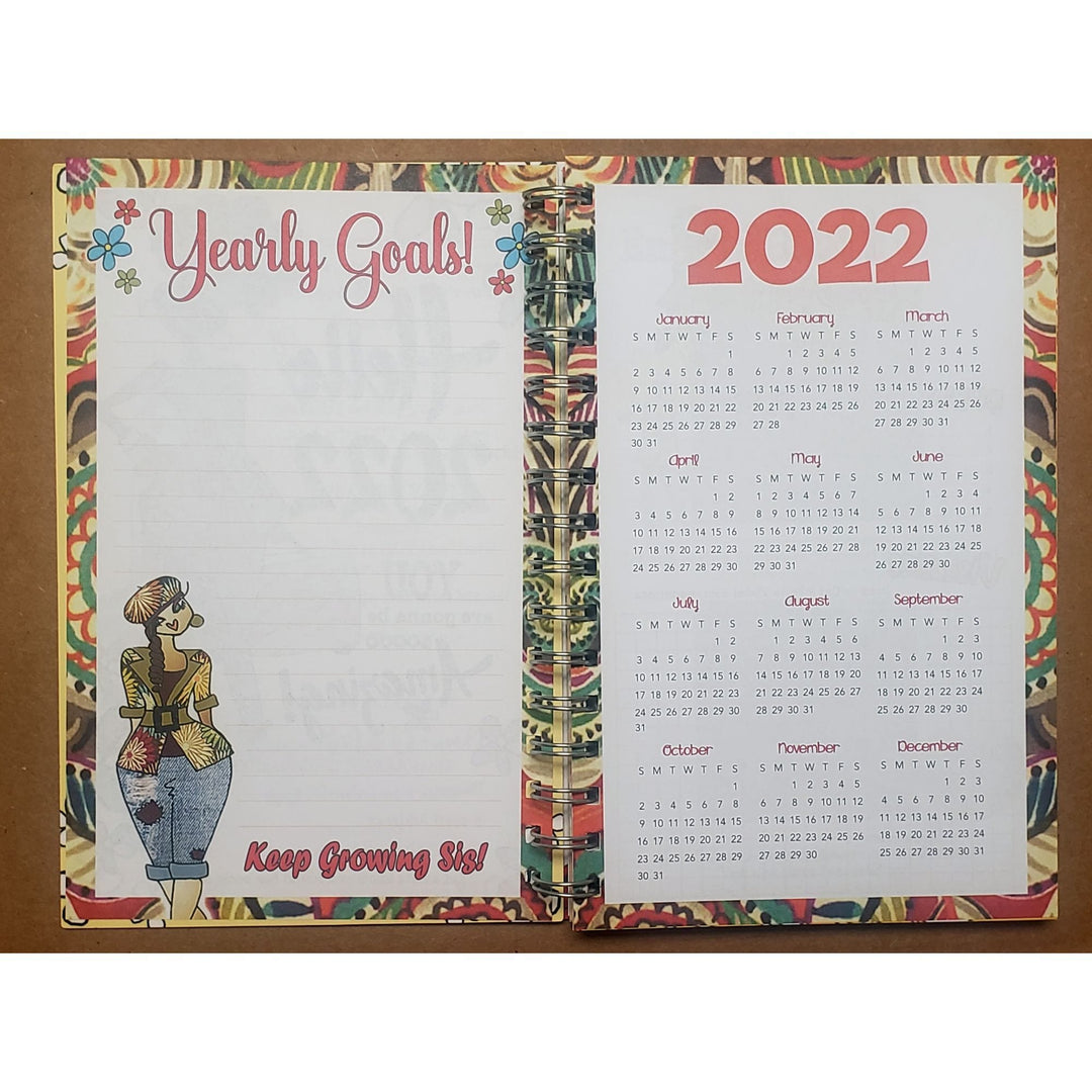 God's in Control by Kiwi McDowell: 2022 African American Weekly Planner (Interior)