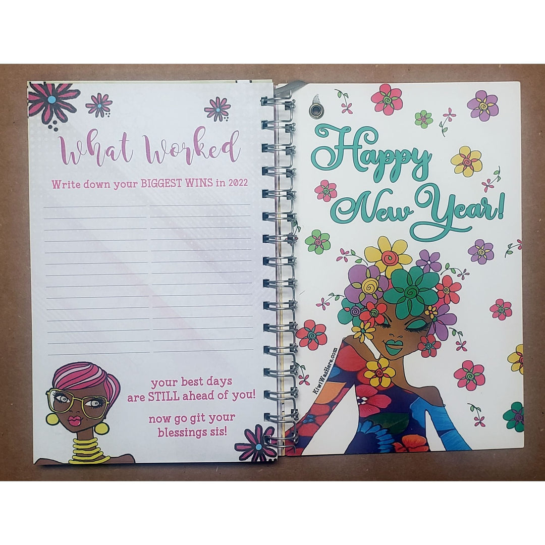 God's in Control by Kiwi McDowell: 2022 African American Weekly Planner (Interior)