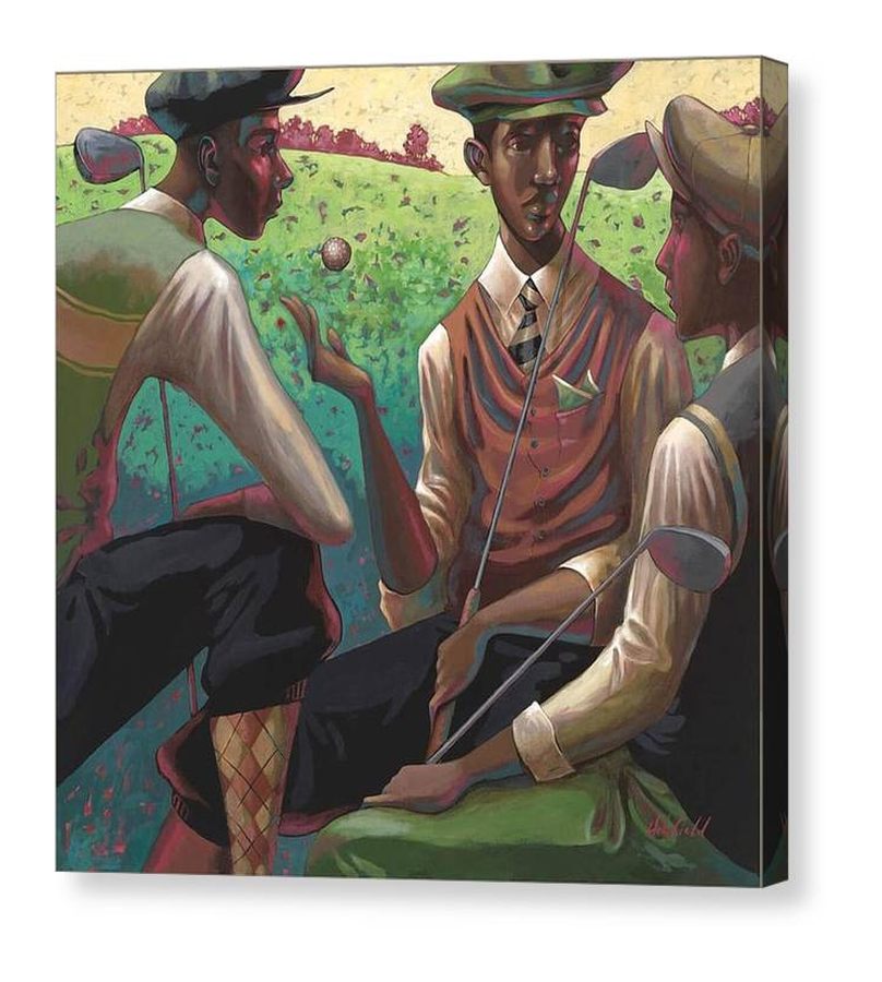 Golf Tales by John Holyfied (Giclee on Canvas)
