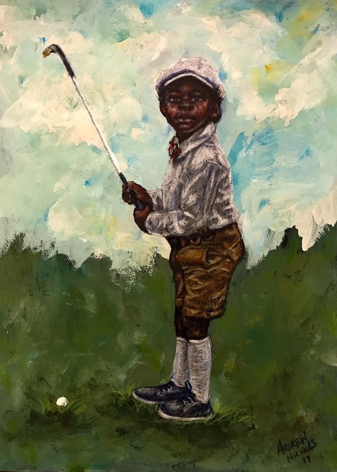 Lil' Golfer (Boy) by Andrew Nichols