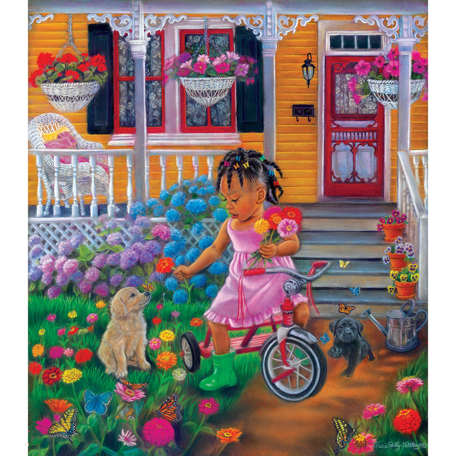Grandma's Garden by Tricia Reilly-Matthews: African American Jigsaw Puzzle
