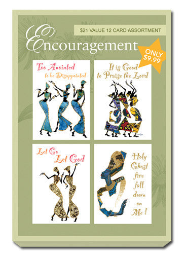 Green Box Set of Encouragement Greeting Cards