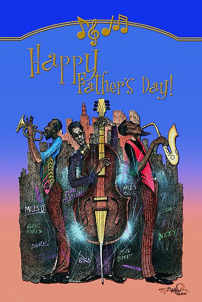 Jazz Band Box Set of Father's Day Cards