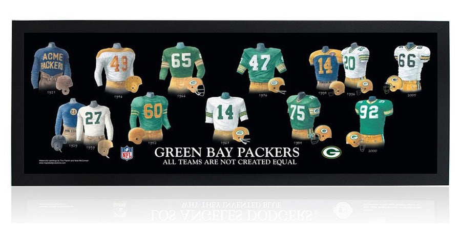 Green Bay Packers: All Teams are Not Created Equal by Nola McConnan and Tino Paolini (Black Frame)
