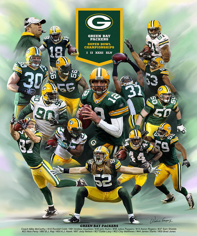 Green Bay Packers (2014) by Wishum Gregory