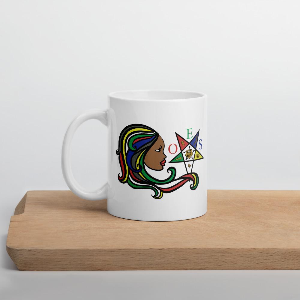 5 of 10: The Guiding Star: Order of the Eastern Star Ceramic Coffee Mug (11 oz)