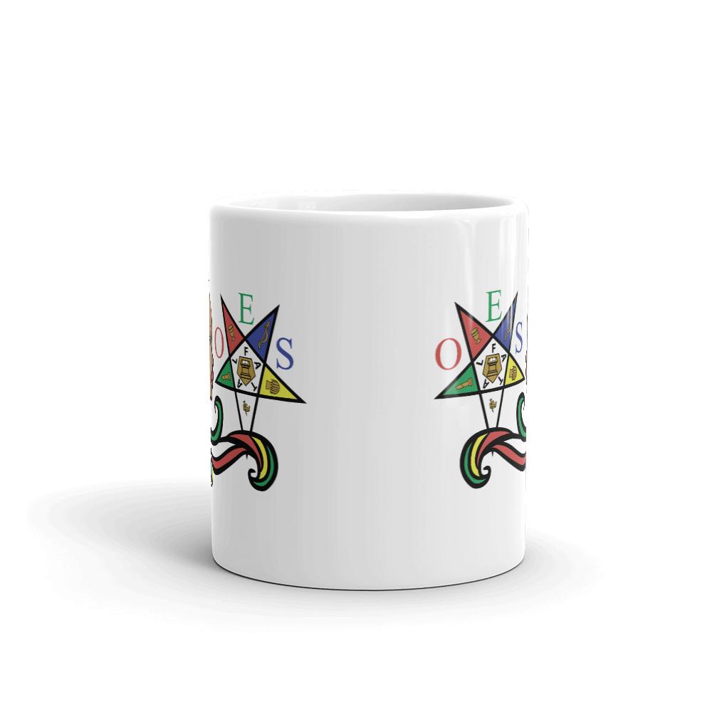 The Guiding Star: Order of the Eastern Star Ceramic Coffee Mug (11 oz)