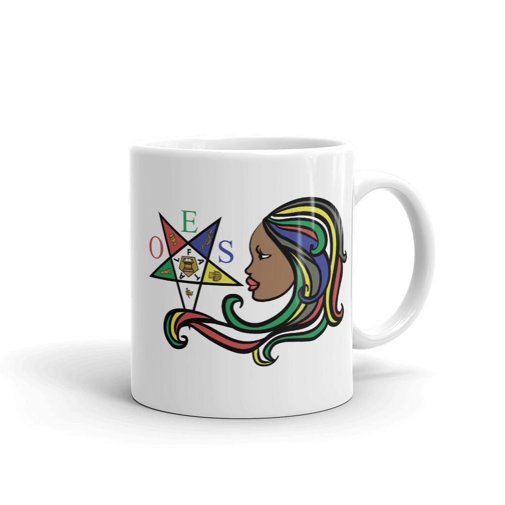 The Guiding Star: Order of the Eastern Star Ceramic Coffee Mug (11 oz)