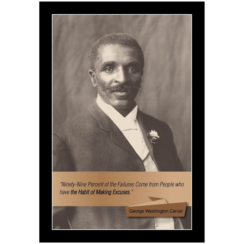 George Washington Carver: Excuses by Sankofa Designs