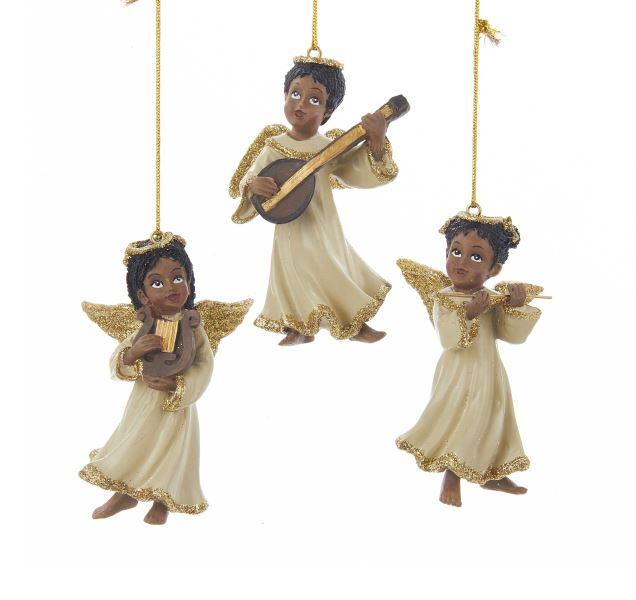 Musical Angels II: African American Christmas Ornaments by Kurt Adler