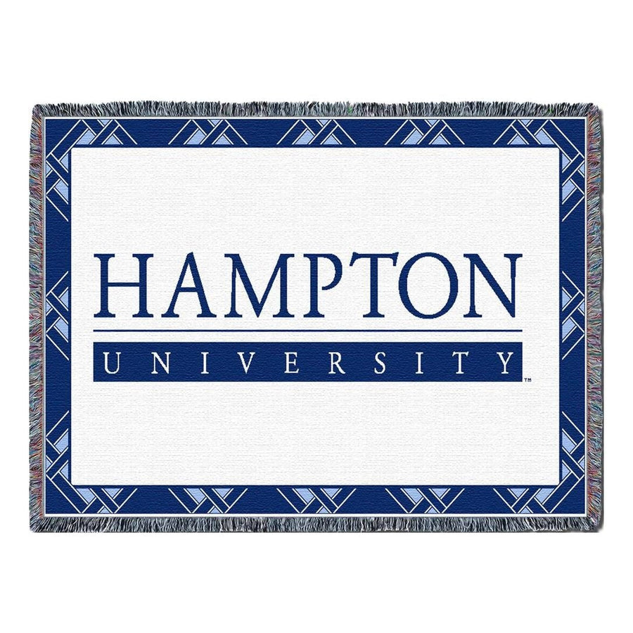 Hampton University Pirates Tapestry Throw Blanket by Pure Country Weavers