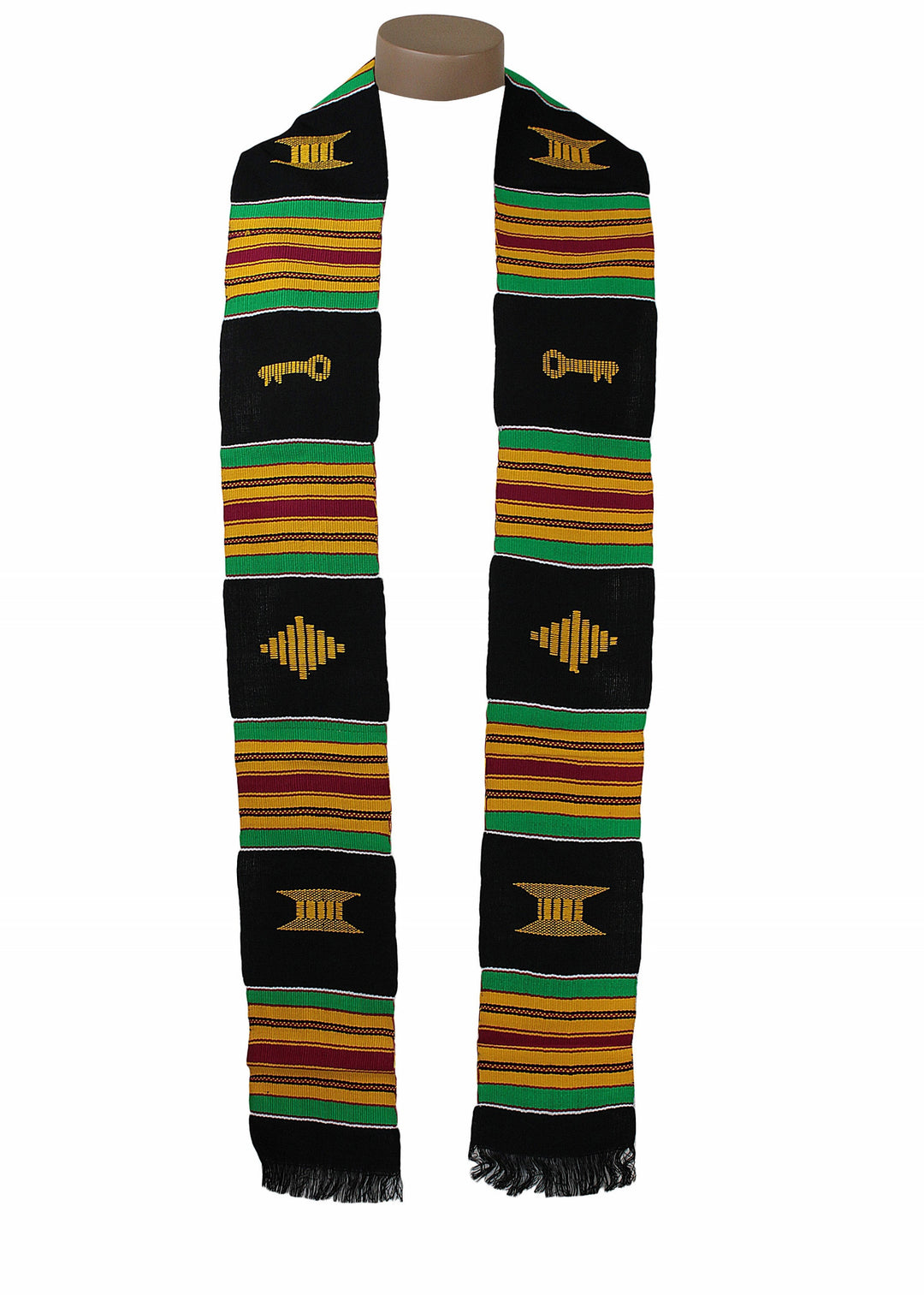 Traditional Kente Stole by Gold Coast Africa – The Black Art Depot