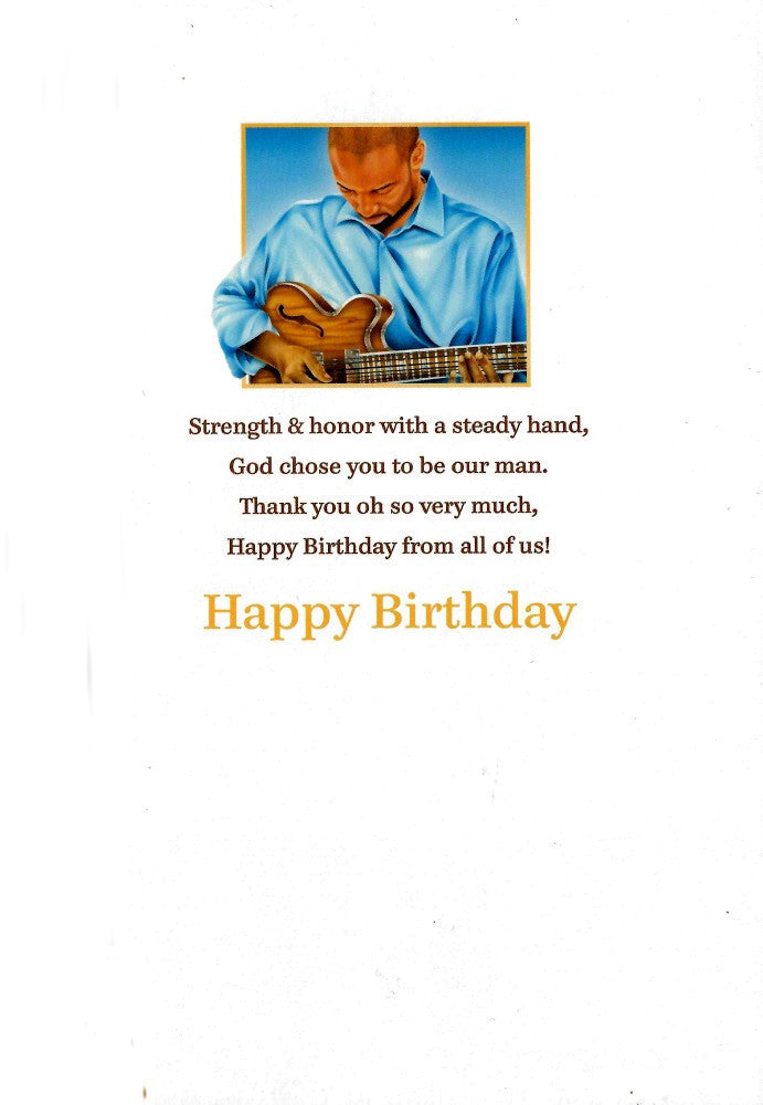Happy Birthday-Greeting Card-Birthday Cards-5x7 inches-Single Card-The Black Art Depot