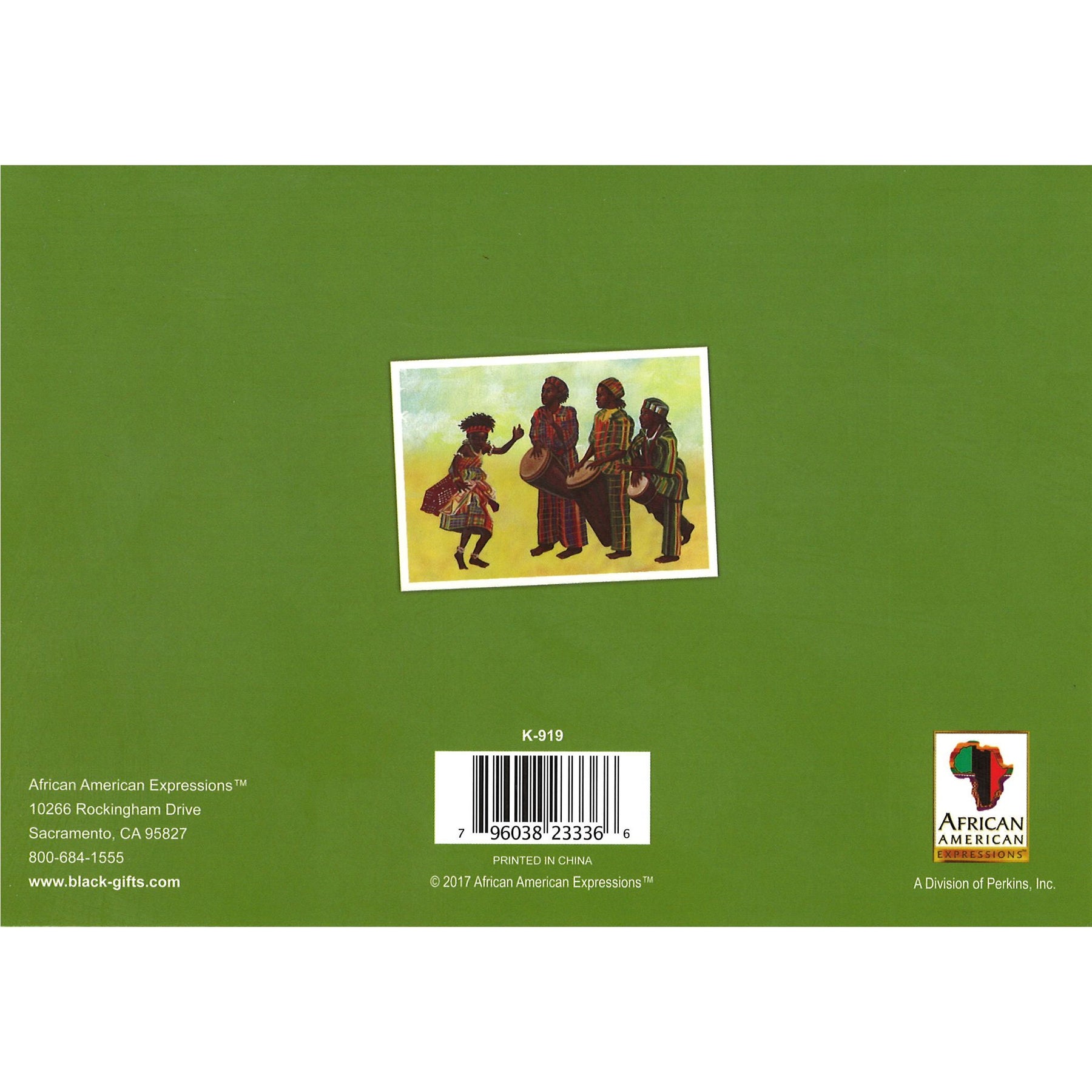 4 of 10: Happy Kwanzaa: Kwanzaa Card Box Set (Back)