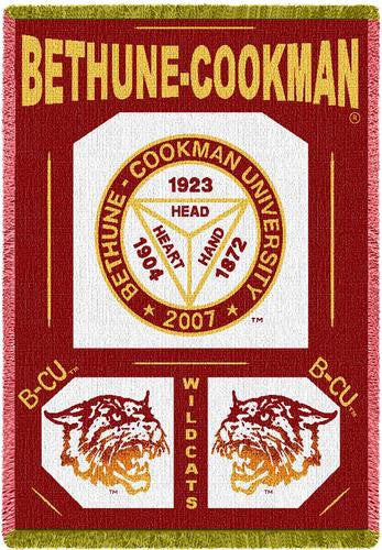 Bethune-Cookman University Tapestry Throw III