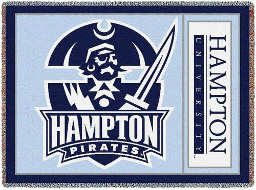 Hampton University Tapestry Throw