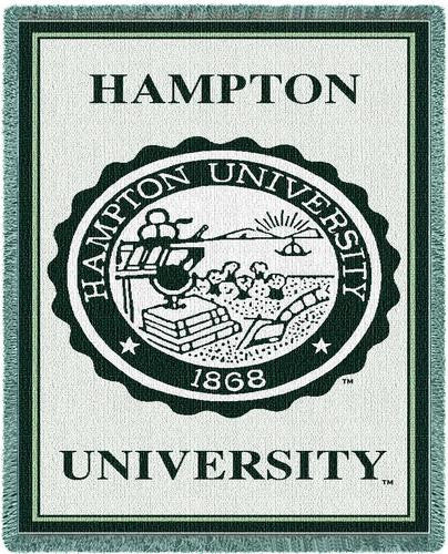 Hampton University Tapestry Throw II