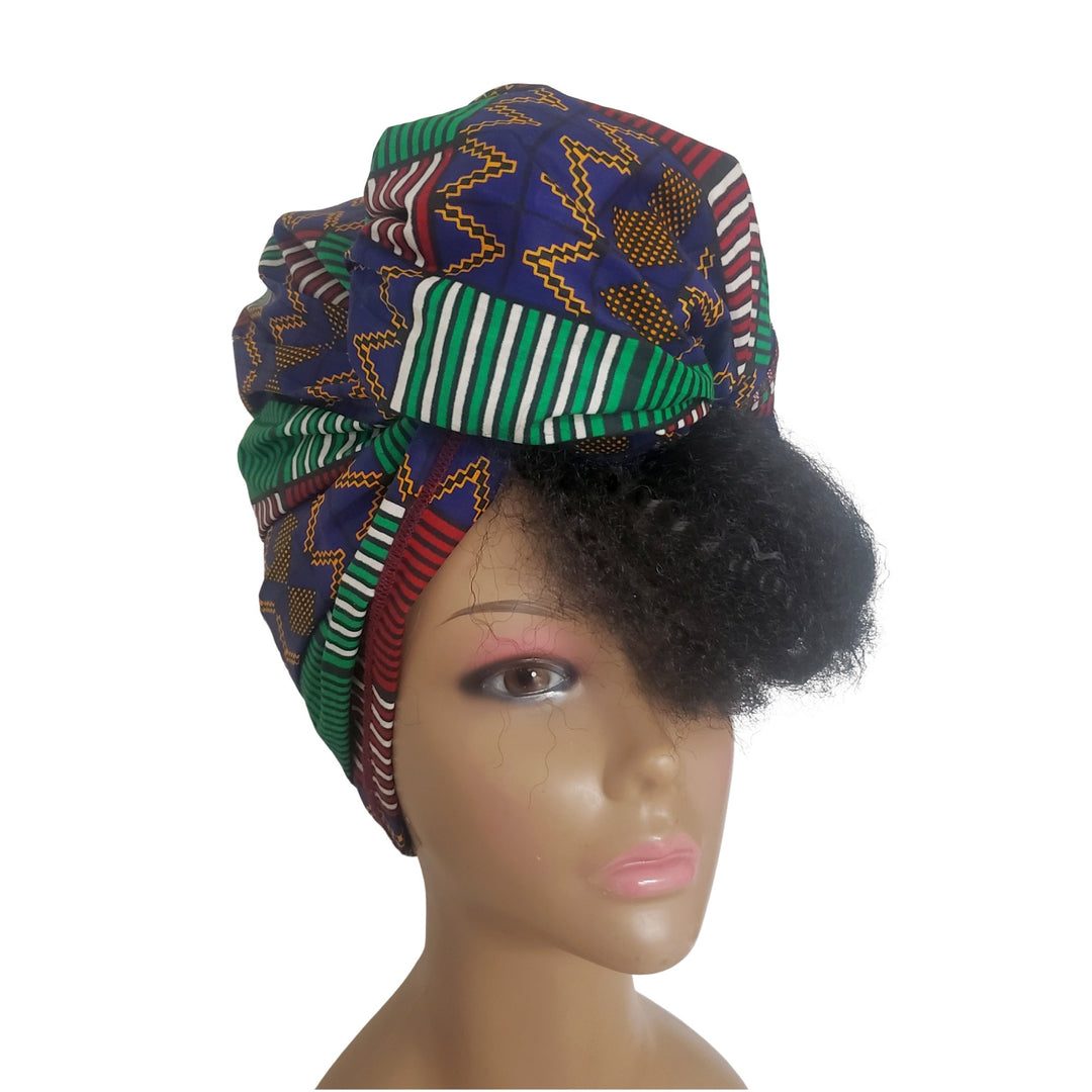 Layla: Authentic African Fabric Head Wrap by Boutique Africa (Kenya)