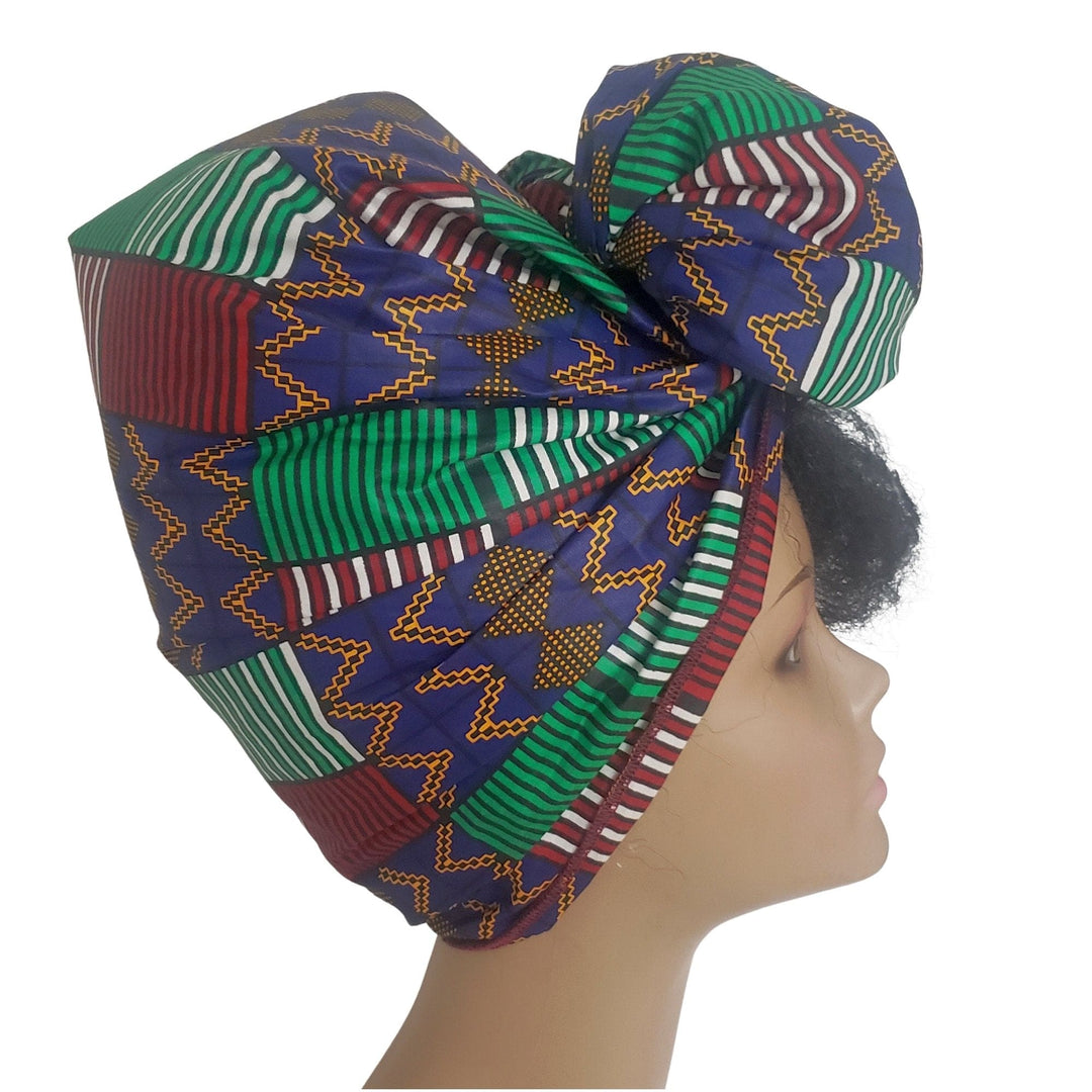 Layla: Authentic African Fabric Head Wrap by Boutique Africa (Kenya)