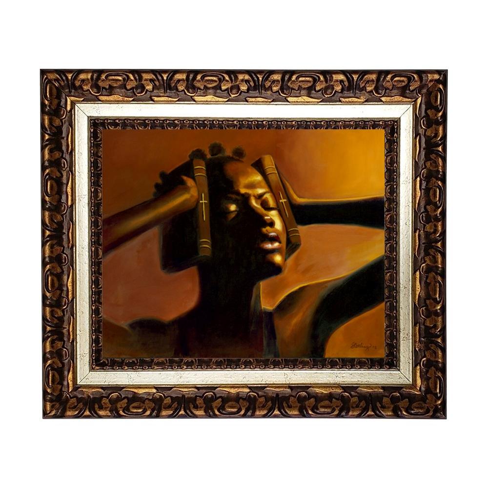 Hear No Evil (Female) by Sterling Brown (Brown Frame)