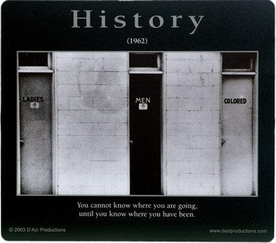 History-Mouse Pad-D' Azi Productions-7.5x8.5 inches-Motivational Mousepad-The Black Art Depot