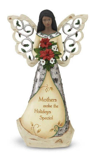 Mother Angel With Bouquet Figurine by Holiday Elements