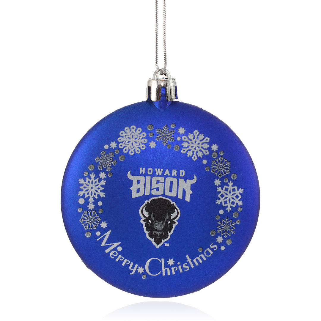 Howard University Bison Christmas Ornament