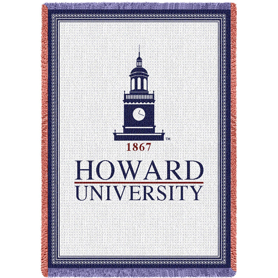 Howard University Tapestry Throw Blanket II by Pure Country Weavers