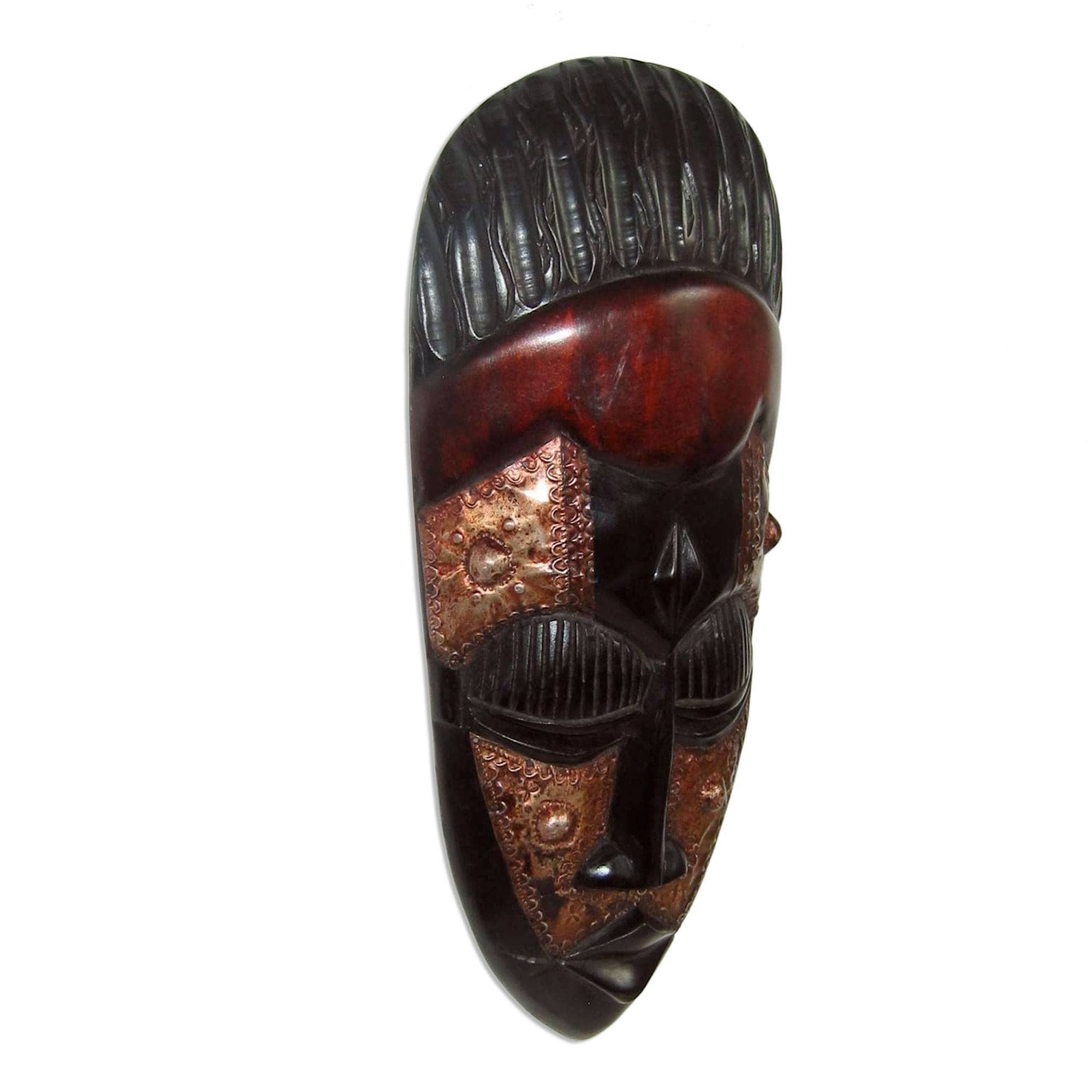 Authentic African Hand Carved Hye Won Hye Mask by Wilson Aboagye