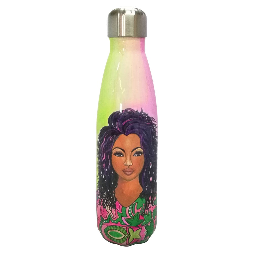 I Am Ambitious (Alpha Kappa Alpha)  by Sylvia "Gbaby" Cohen: African American Stainless Steel Bottle