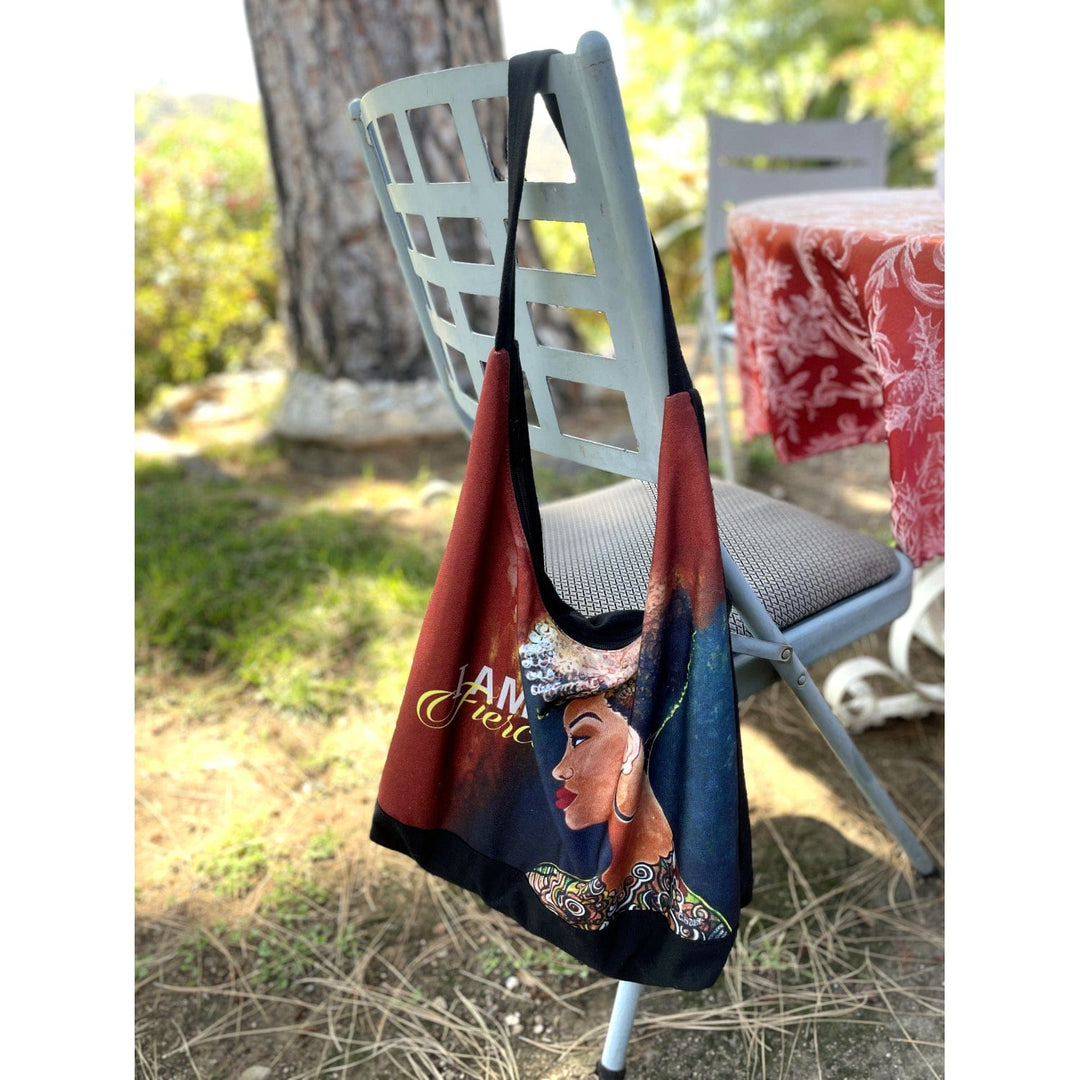 I Am Fierce Hobo Shoulder Bag by GBaby