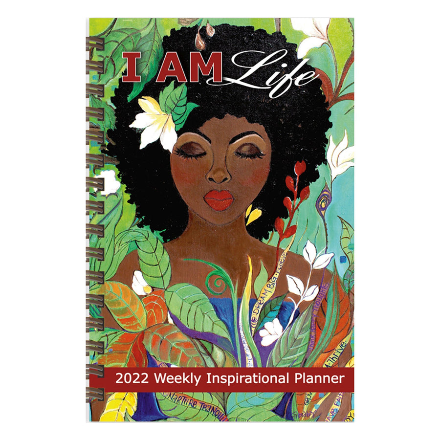 I Am Life 2022 Weekly Planner-Weekly Planner-Gbaby-8.375x5.375 inches-2022-The Black Art Depot