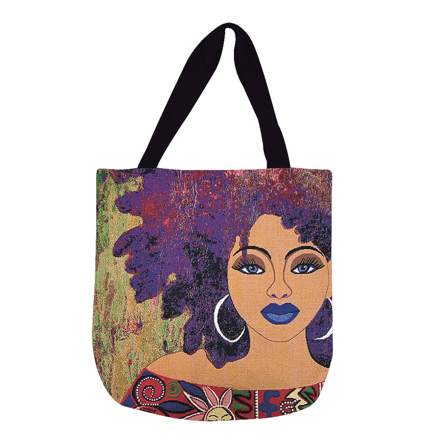 1 of 5: I Am Marvelously Made: African American Woven Tapestry Tote Bag by GBaby