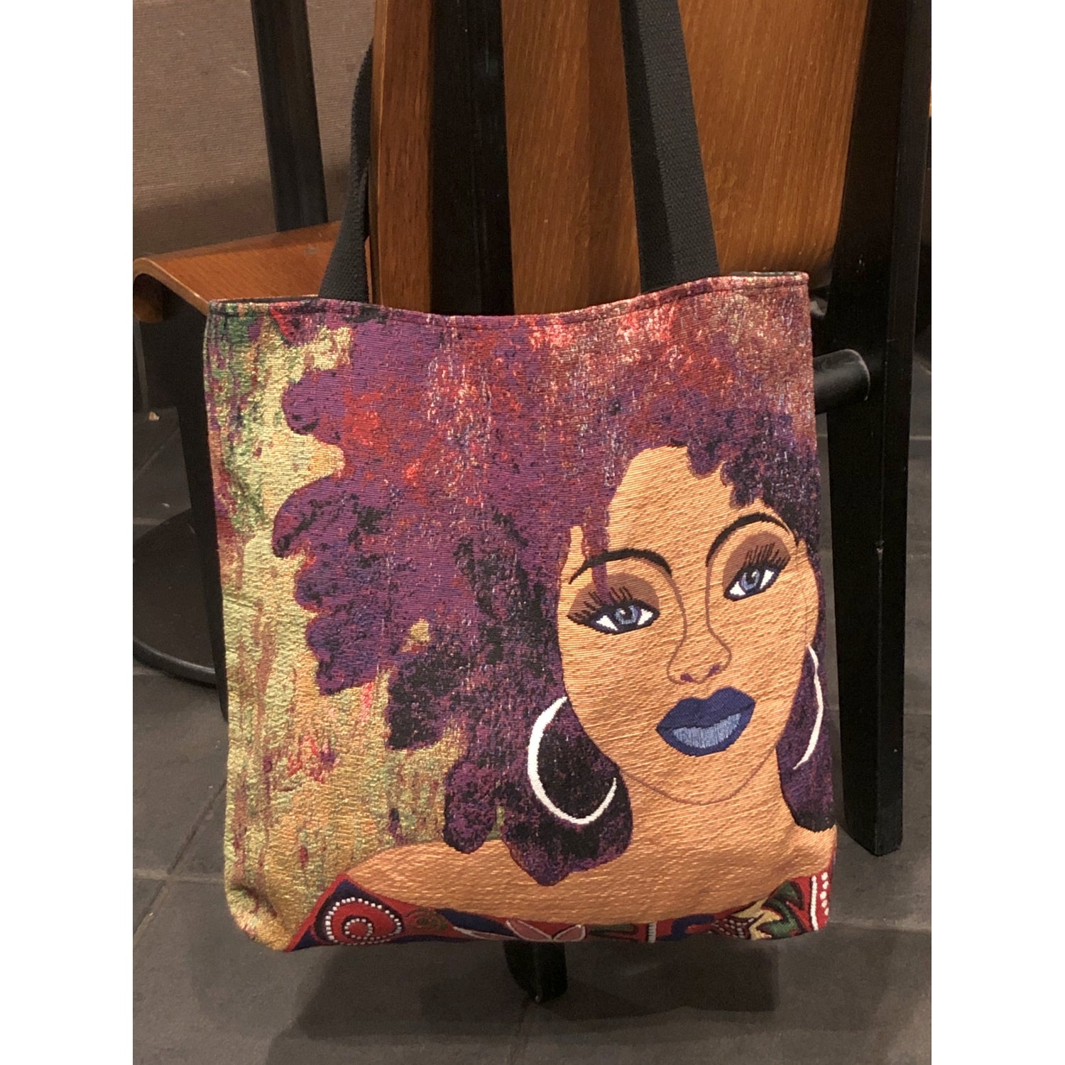 2 of 5: I Am Marvelously Made: African American Woven Tapestry Tote Bag by GBaby