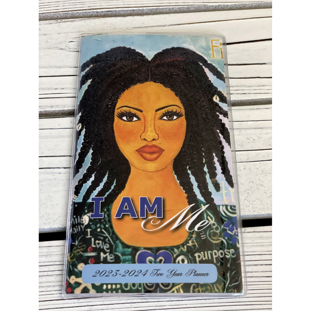 I Am Me by GBaby: 2023-2024 African American Checkbook Planner (Front)