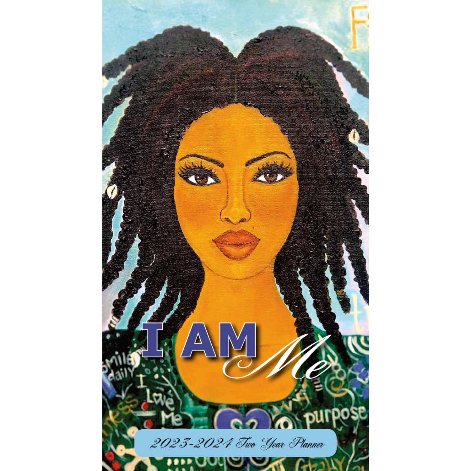 1 of 8: I Am Me by GBaby: 2023-2024 African American Checkbook Planner (Front)
