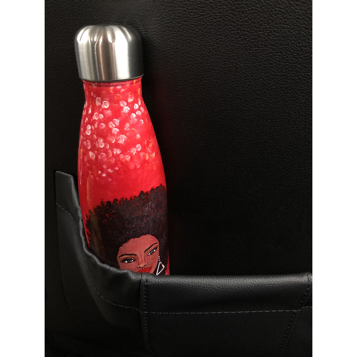I Am Powerful (Delta Sigma Theta) by Sylvia "Gbaby" Cohen: African American Stainless Steel Bottle