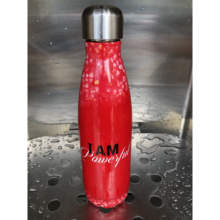 I Am Powerful (Delta Sigma Theta) by Sylvia "Gbaby" Cohen: African American Stainless Steel Bottle