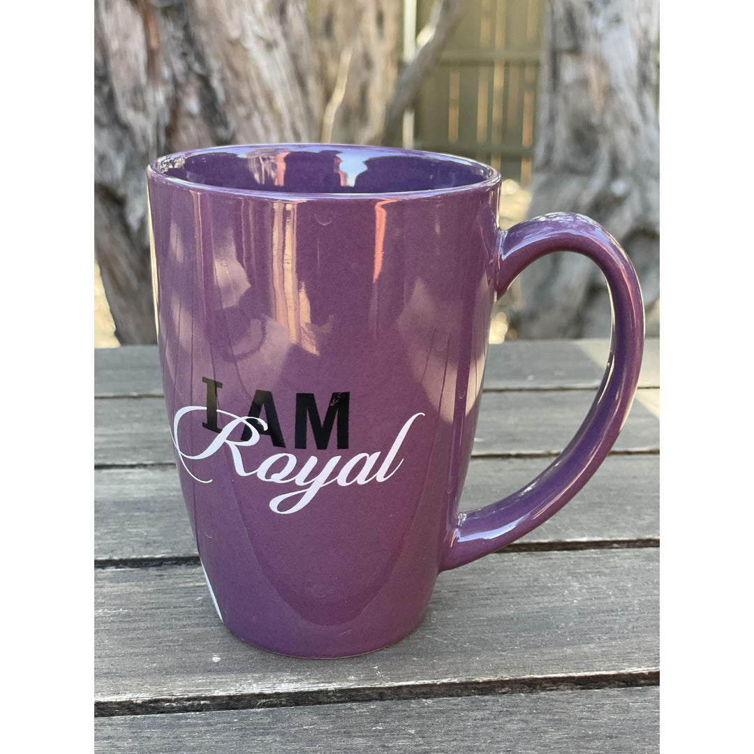 I Am Royal Ceramic Latte Mug by Sylvia "Gbaby" Cohen