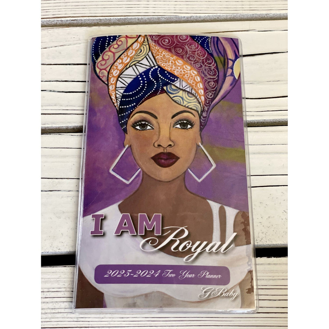 I Am Royal by Sylvia "Gbaby" Cohen: 2023-2024 Two Year African American Pocket Calendar (Front)