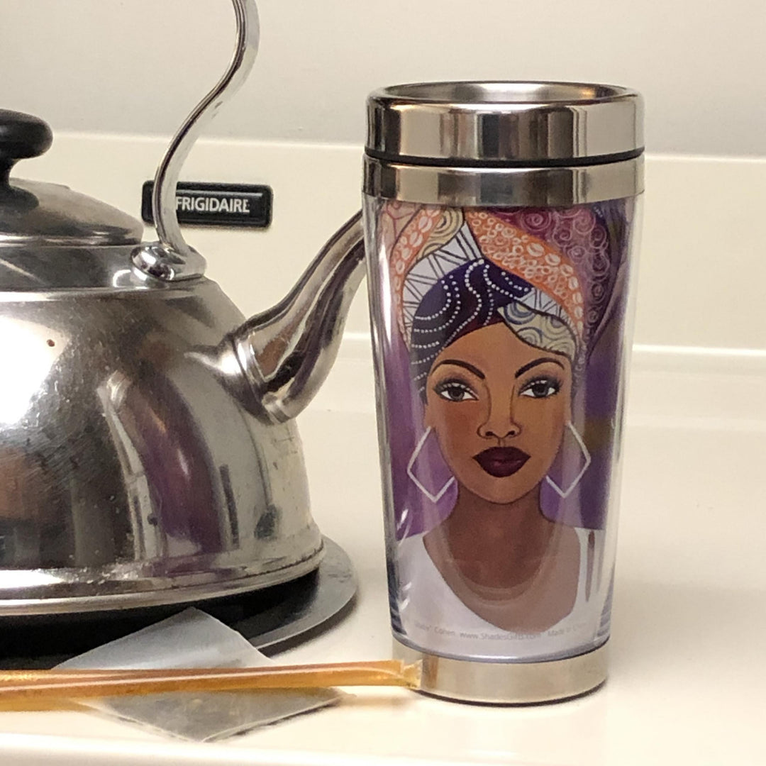 I Am Royal by Sylvia "Gbaby" Cohen: African American Travel Mug/Tumbler