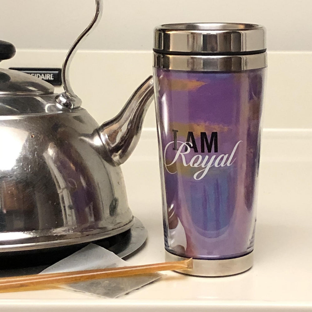 I Am Royal by Sylvia "Gbaby" Cohen: African American Travel Mug/Tumbler