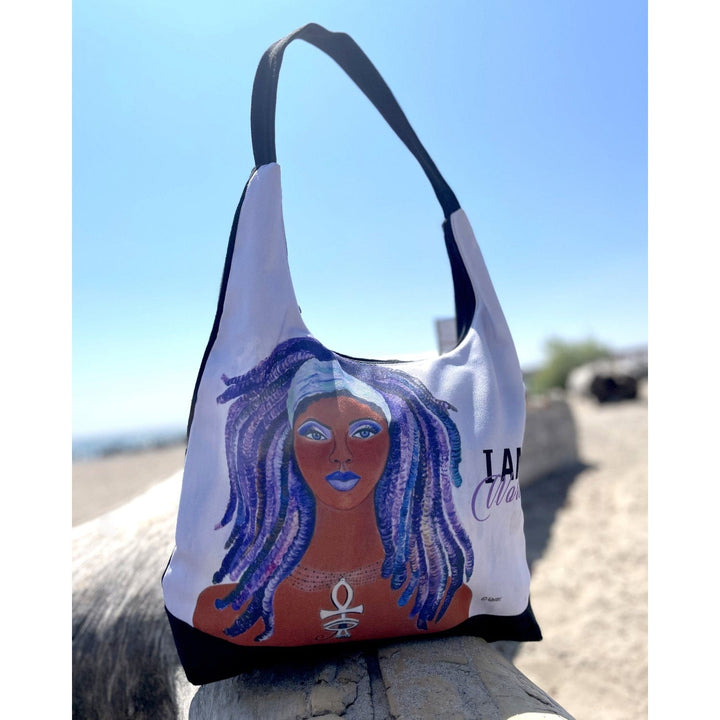 I Am Worthy Hobo Shoulder Bag by Sylvia "GBaby" Cohen